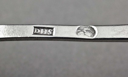 Rare Cape Silver Konfyt Fork - Daniel Heinrich Schmidt, 